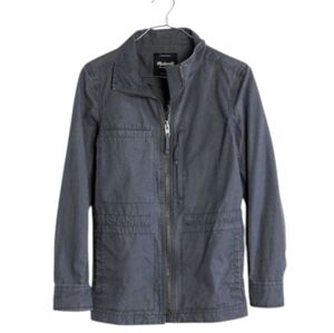 Madewell‎ Fleet Jacket Utility Layers Womens M Barn Chore Workwear Blue Cotton